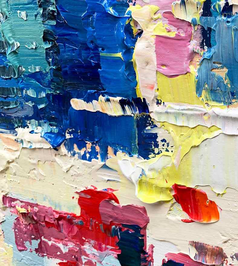 texture painting wall art